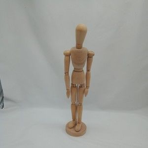 Articulated Mannequin Artist Wooden Sketching Jointed Human Model Figure 12"